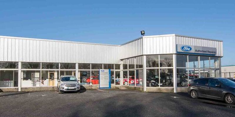 Perry Motors forecourt