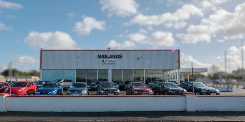 Midland Car Sales forecourt