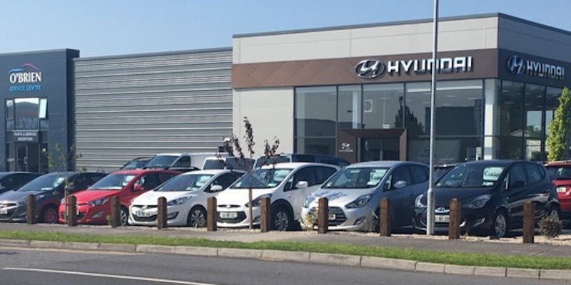 O'Briens Hyundai forecourt