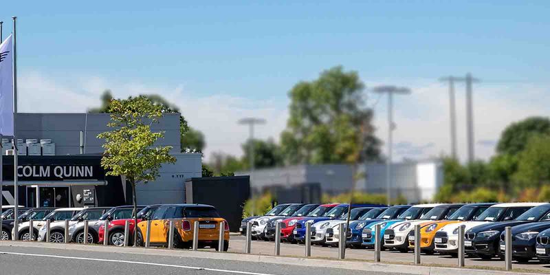 Colm Quinn MINI forecourt