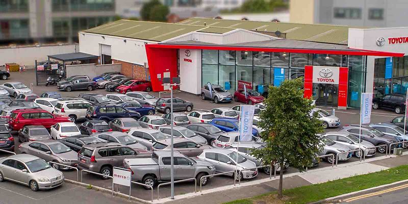 Toyota Sandyford forecourt