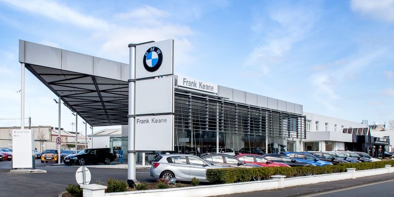Frank Keane BMW Naas Road forecourt
