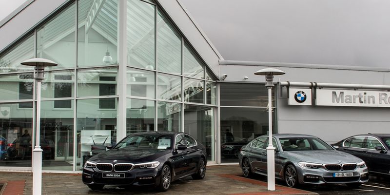 Martin Reilly Motors forecourt