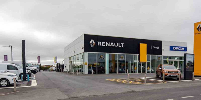 Cleary Motors forecourt