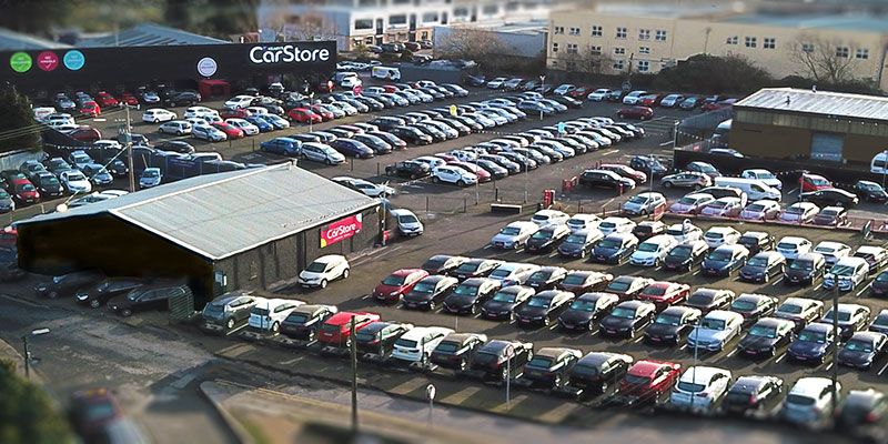 Kearys CarStore Dublin forecourt