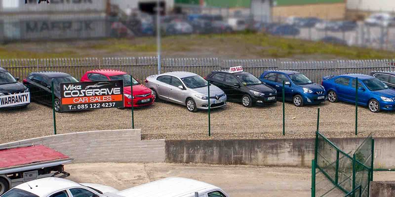 Mike Cosgrave Car Sales forecourt