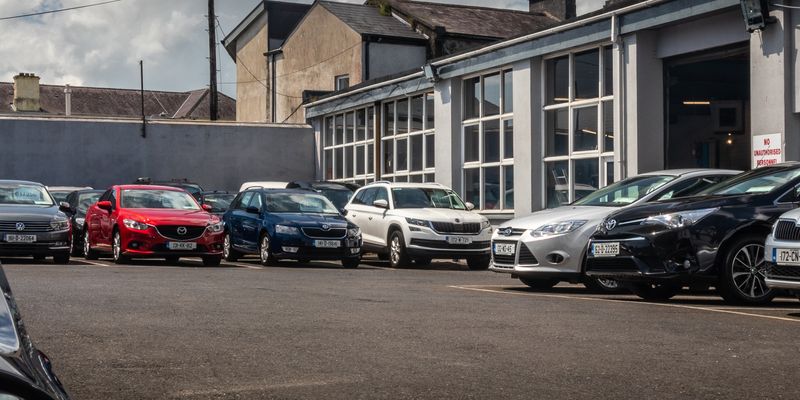 Martin Barrett Car Sales forecourt