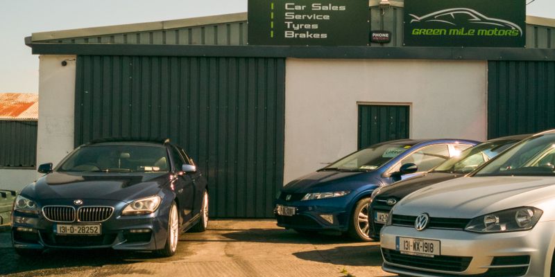 Green Mile Motors forecourt