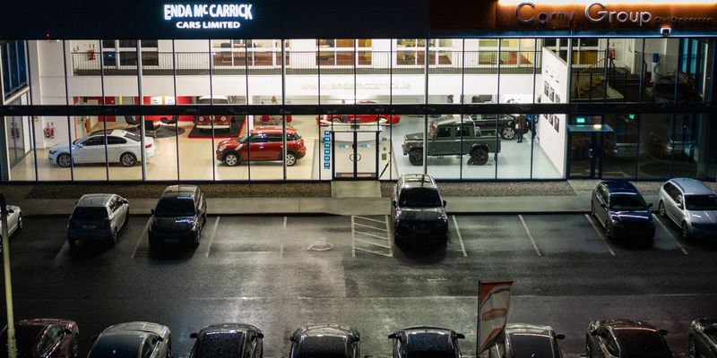 Enda McCarrick Cars Ltd forecourt