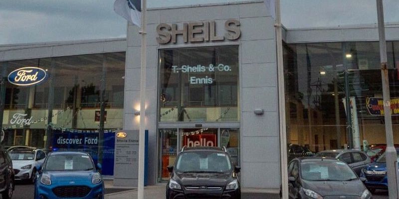 Sheils Motor Group Ennis forecourt