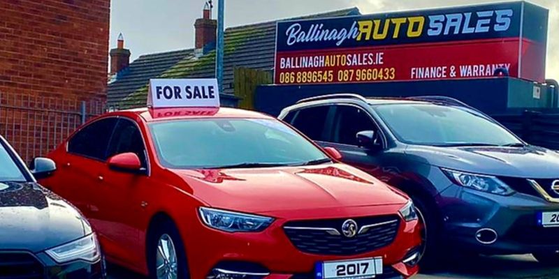 Ballinagh Auto Sales forecourt