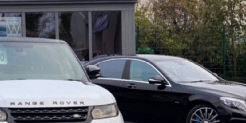 Galway Cars forecourt