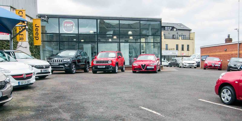 McGuigan Motors forecourt