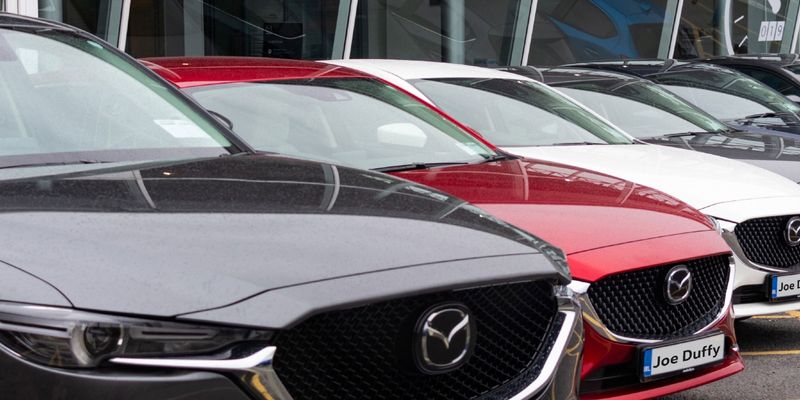 Joe Duffy Mazda forecourt