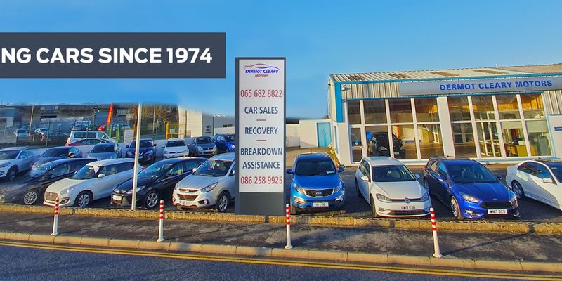 Dermot Cleary Motors forecourt
