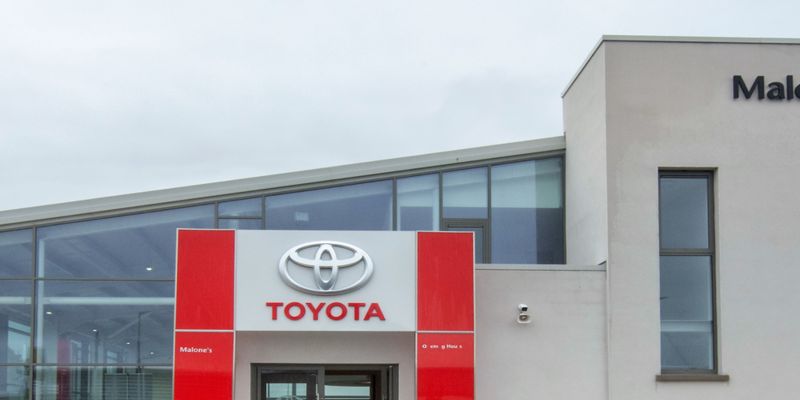 Malones Toyota Drogheda forecourt