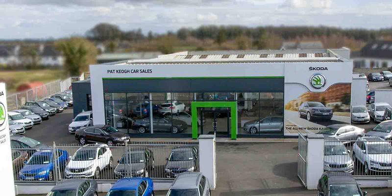 Ballybrittas Motors forecourt
