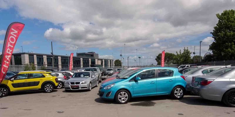 Charton Motor Company forecourt