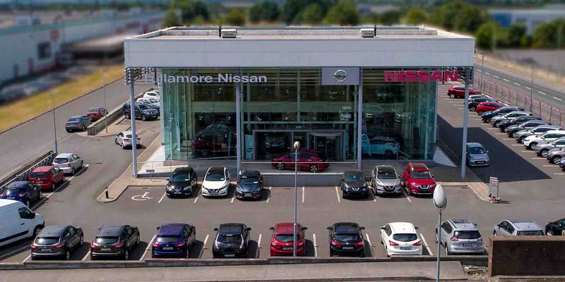 Tullamore Nissan forecourt