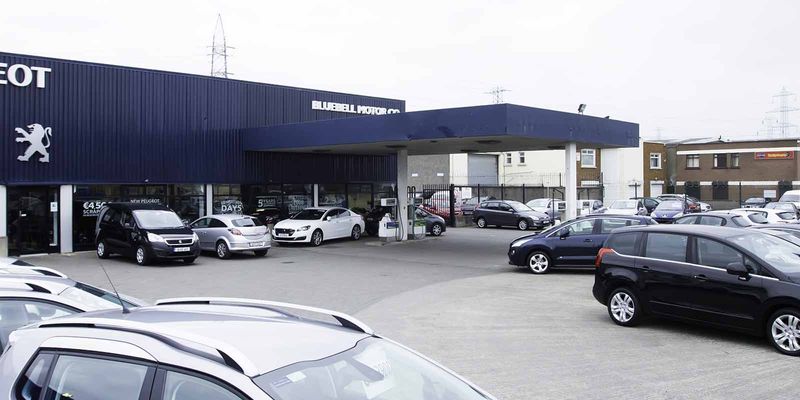 Bluebell Motor Company forecourt