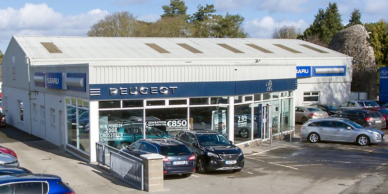 Slatterys Garage forecourt