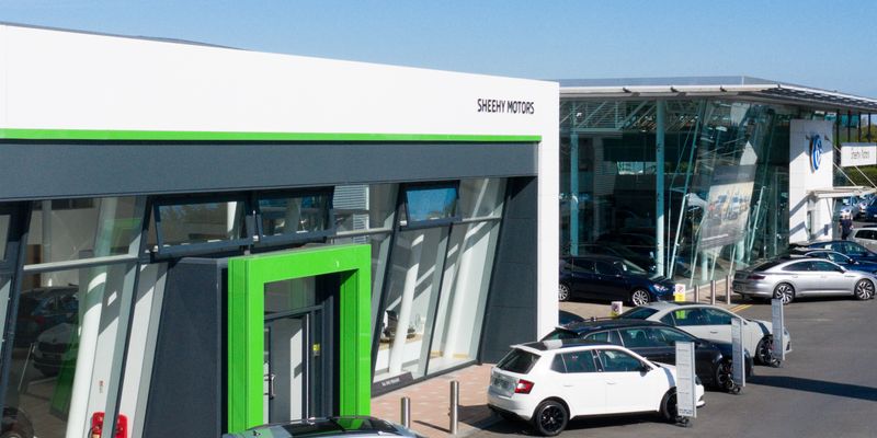 Sheehy Naas Skoda forecourt