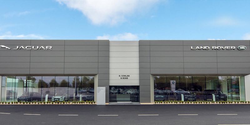 Conlans Jaguar LandRover forecourt