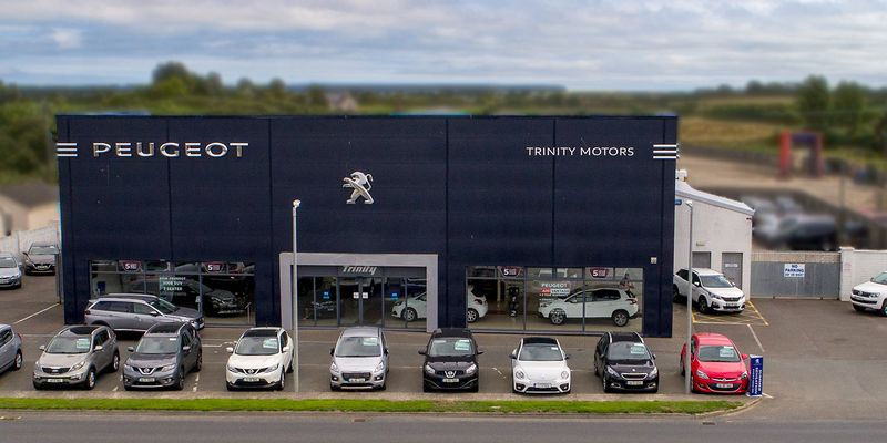 Trinity Motors Peugeot forecourt