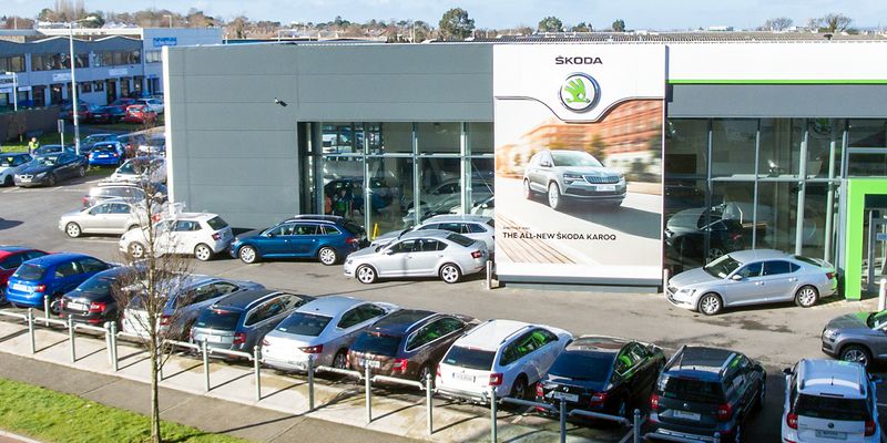 Spirit Skoda forecourt