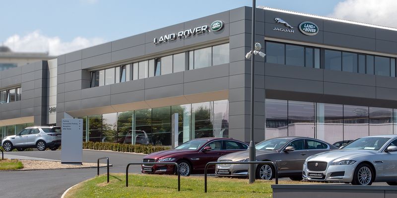 Spirit Jaguar Land Rover forecourt