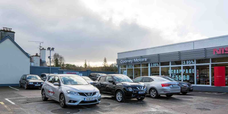 Cooney Motors forecourt
