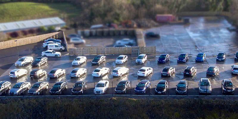 FDR Car sales & Services forecourt