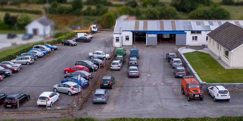 Gerard Lyons Garage forecourt