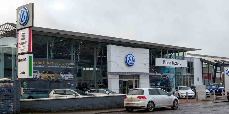 Pierse Motors forecourt