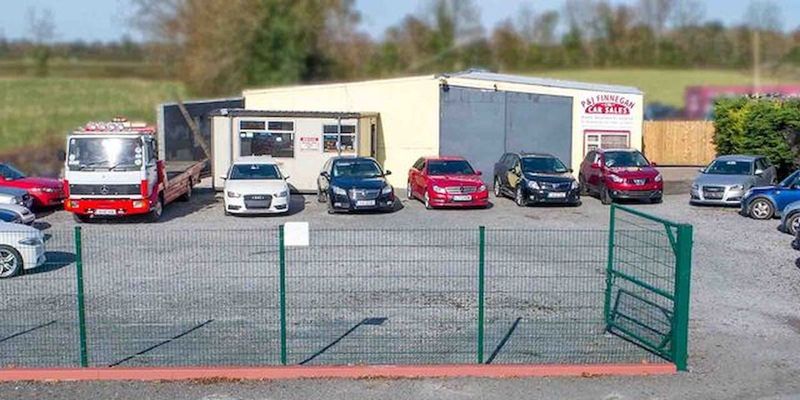 P&J Finnegan Car Sales forecourt