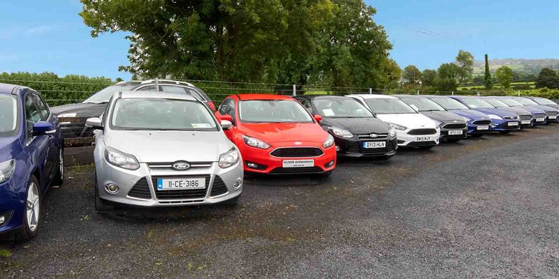 Oliver Geoghegan Car Sales forecourt