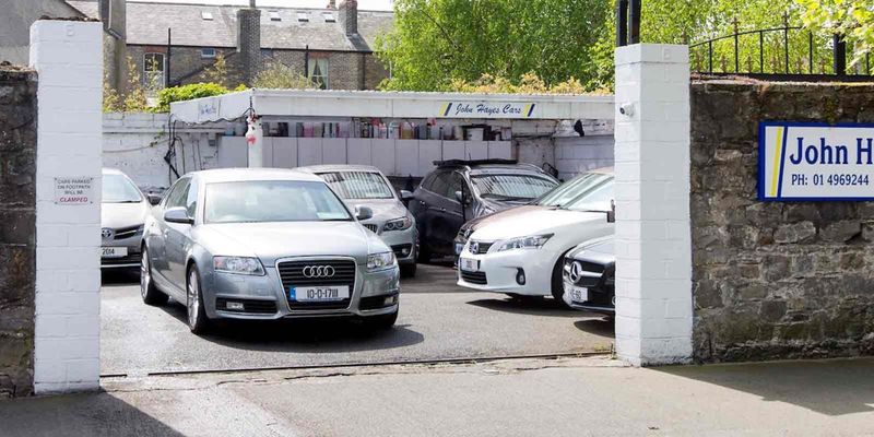 John Hayes Cars forecourt