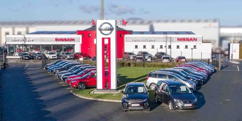 John McCabe Nissan Dundalk forecourt