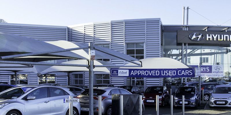 Kearys Hyundai Cork forecourt