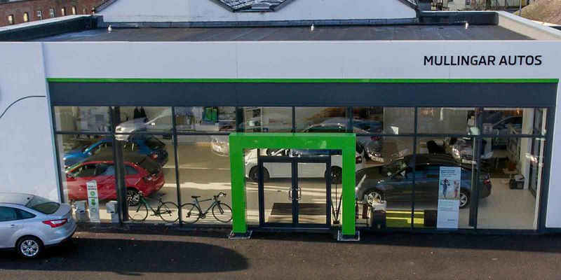 Mullingar Autos forecourt