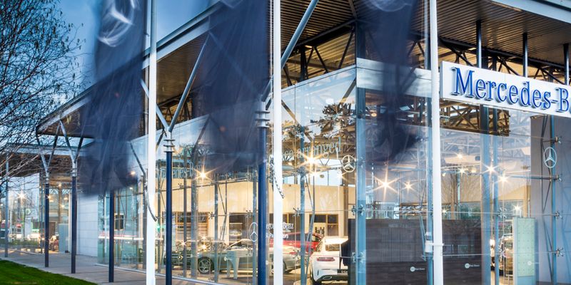Mercedes-Benz North Dublin forecourt