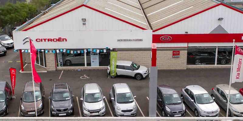 Jack Doran Motors forecourt