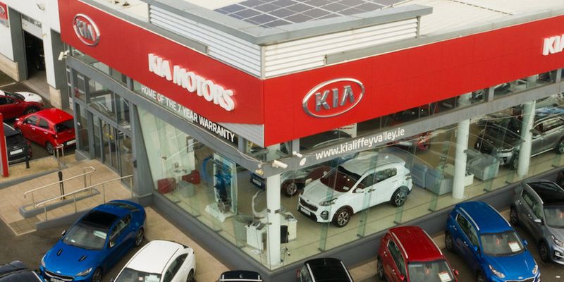 Kia Liffey Valley forecourt