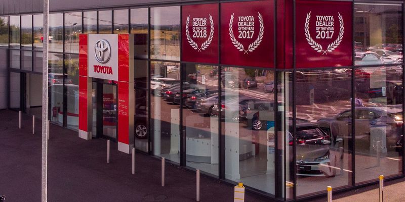 Lehane Motors forecourt