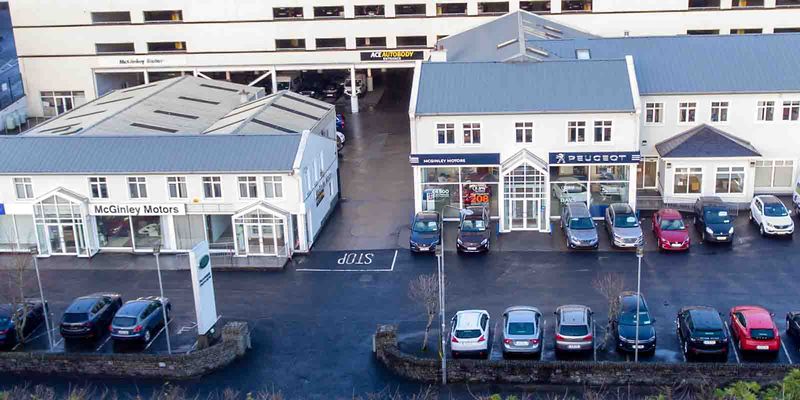 McGinley Motors forecourt