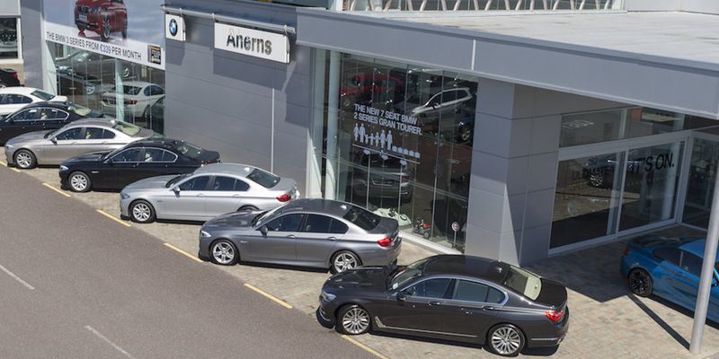 Aherns BMW forecourt