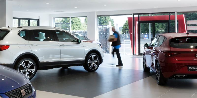 McCoy Motors forecourt