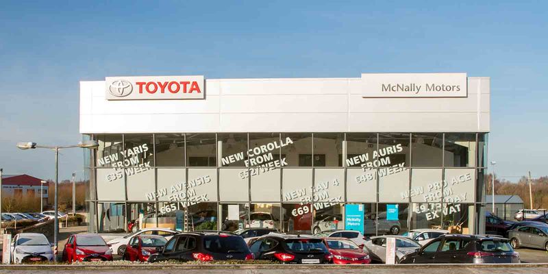 McNally Motors Longford forecourt