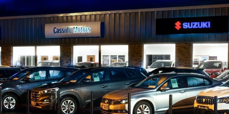 Cassidy Motors forecourt
