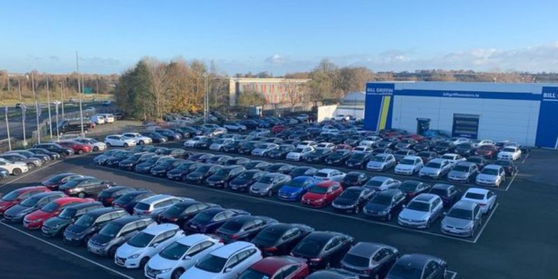 Bill Griffin Motors forecourt
